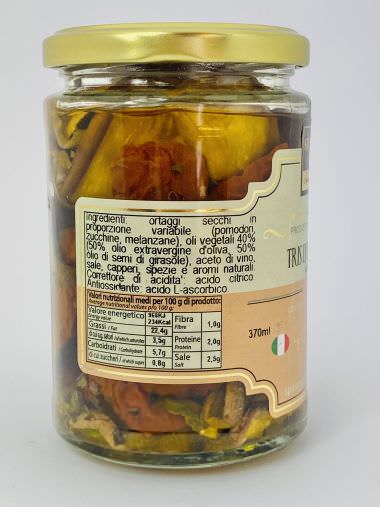 Spina Sapori di Puglia Tris di Ortaggi Secchi Trio warzyw suszonych z oliwą extra virgin 330 g