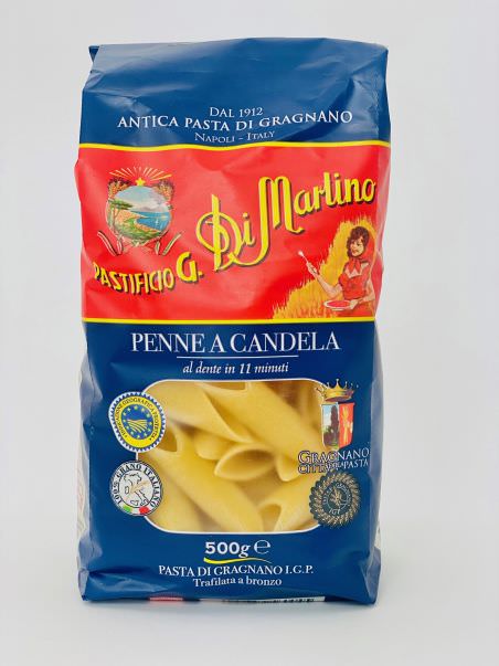 Italian pasta Pastificio G. Di Martino Penne a candela IGP 500 g