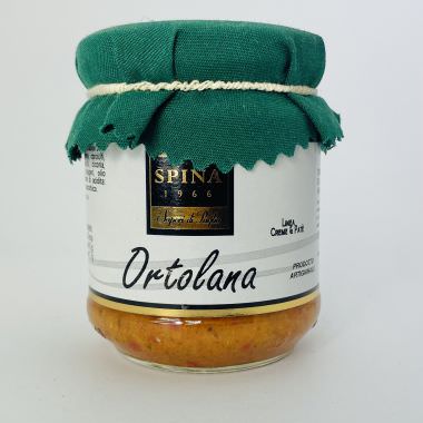 Spina Sapori Ortolana Pate Pflanzencreme mit Olivenöl 190 g