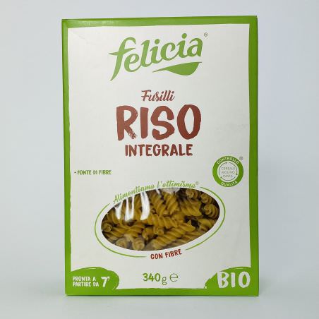 Felicia bio gluten free rice fusilli pasta 340 g
