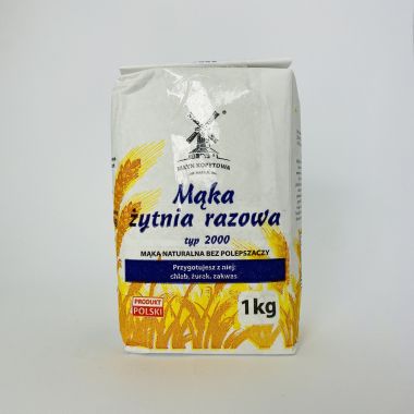 Rye flour 2000 fresh without additives Kopytowa Mill