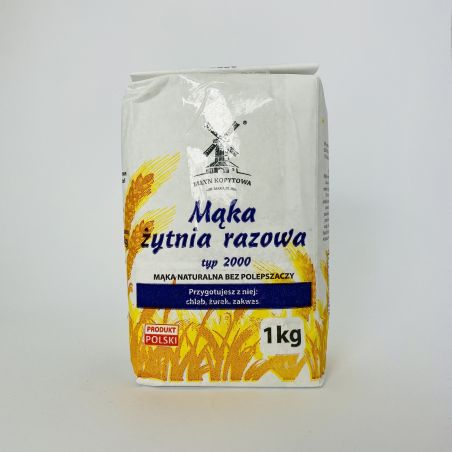 Rye flour 2000 fresh without additives Kopytowa Mill