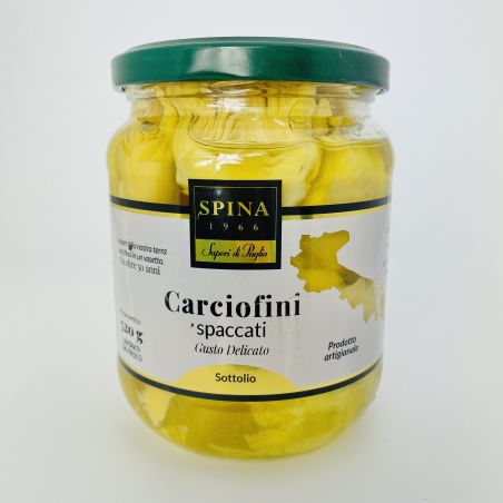 Spina Sapori Carciofini spaccati Delicate artichokes in oil 520 g