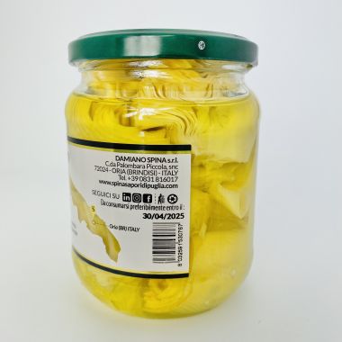 Spina Sapori Carciofini spaccati Delicate artichokes in oil 520 g