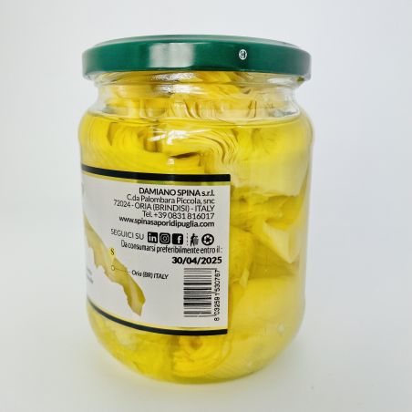 Spina Sapori Carciofini spaccati Delikatne karczochy w oleju 520 g