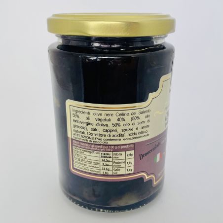 Spina Sapori di Puglia black olives Cellina del Salento 330 g