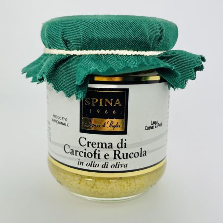 Spina Sapori crema di Carciofi e Rucola krem z karczochów i rukoli w oliwie 190 g