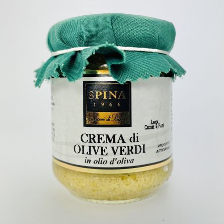 Spina Sapori cream of green olives in oil 190 g