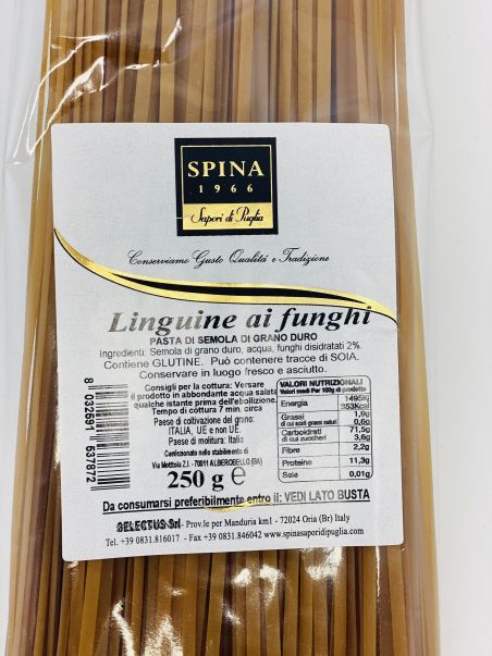 Spina Sapori rzemieślniczy makaron na wywarze grzybów leśnych250 g