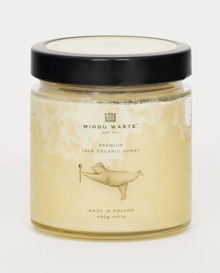 Miód z Dzikiej Gruszy – Pasieka Miodu Warte 490 g